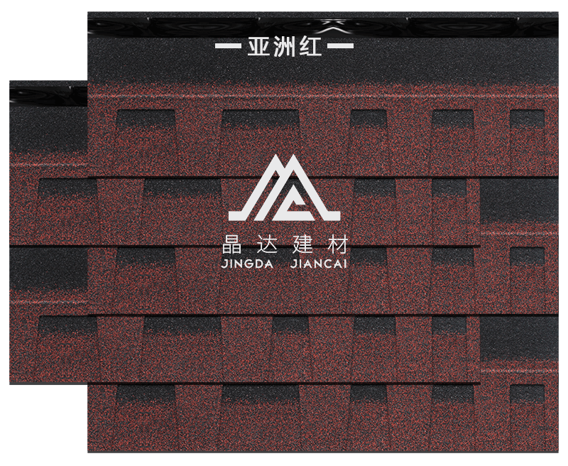 標準雙層亞洲紅瀝青瓦鋪裝效果 標準雙層亞洲紅瀝青瓦鋪裝效果